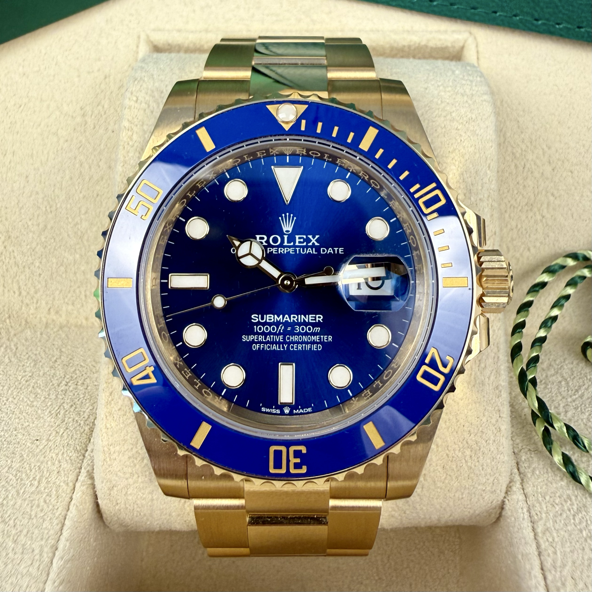 ROLEX SUBMARINER DATE 126610LV "STARBUCKS" 08/2025 LC100 NEW FULLSET