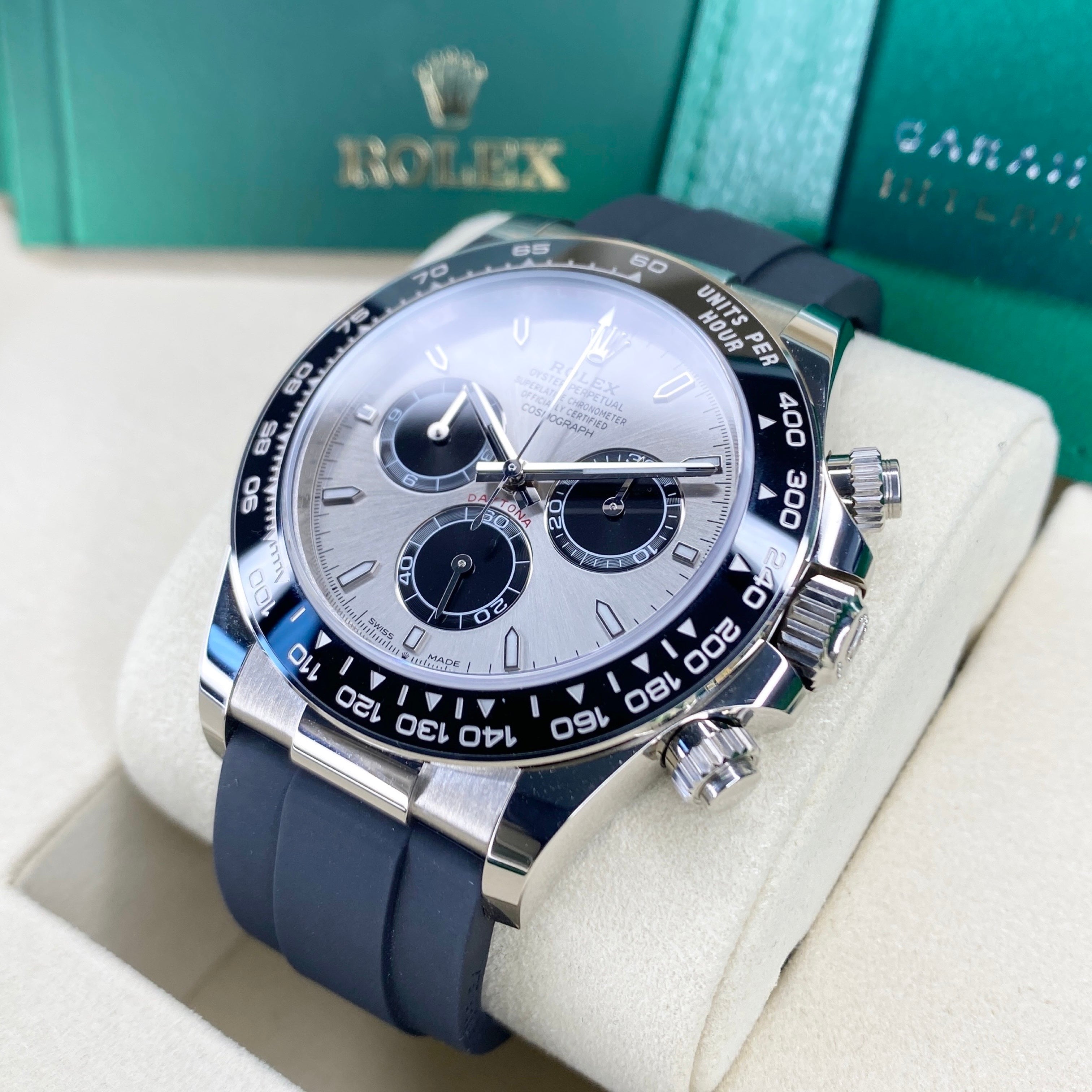 ROLEX DAYTONA 126505 EVEROSE BLACK 09/2023 NEW FULLSET 