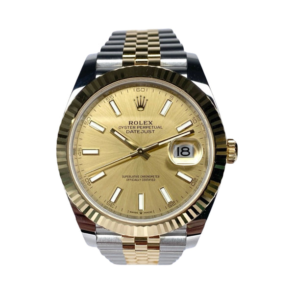 ROLEX DATEJUST 41 126334 2023 AZZURO FULL SET