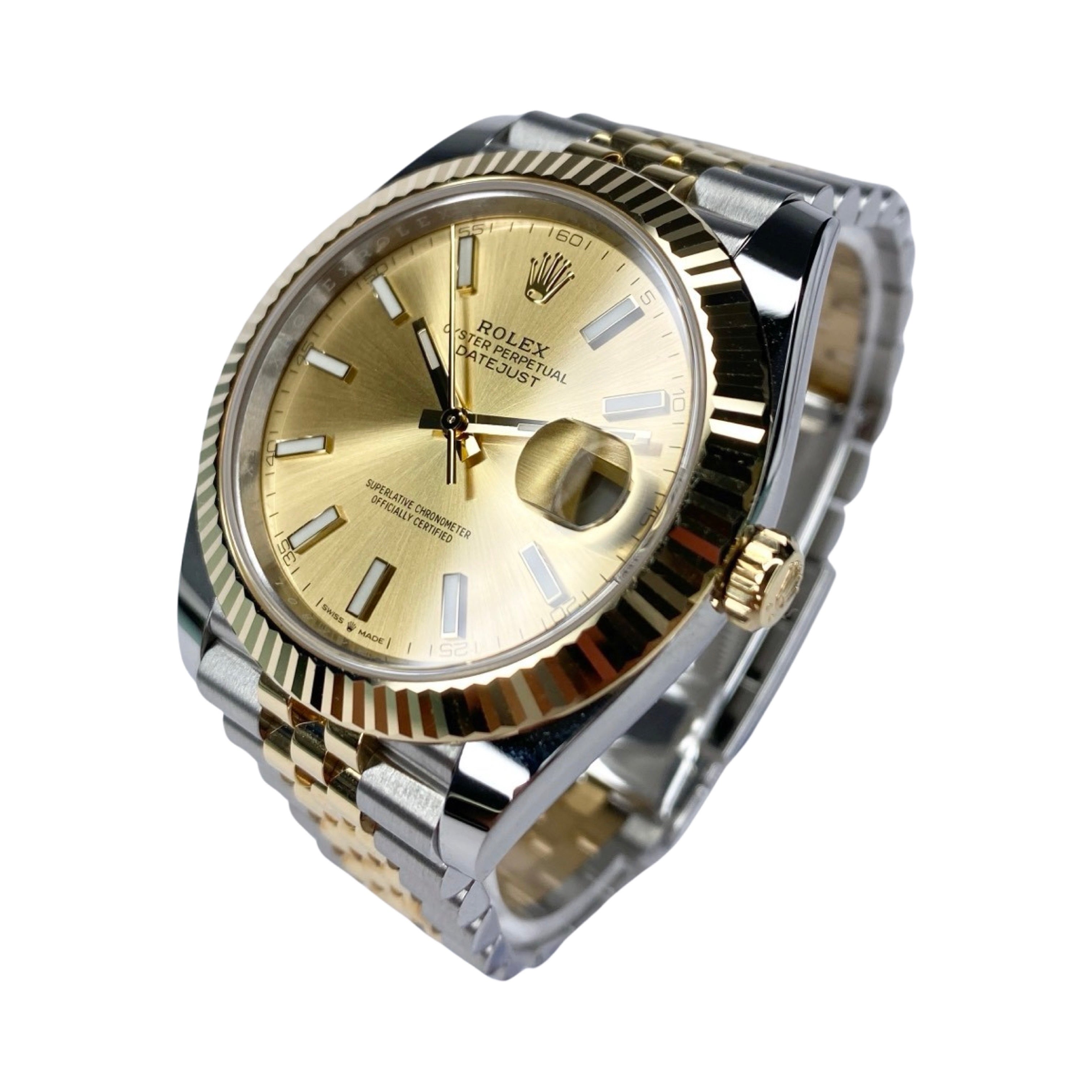 ROLEX DATEJUST 41 126334 2023 AZZURO FULL SET