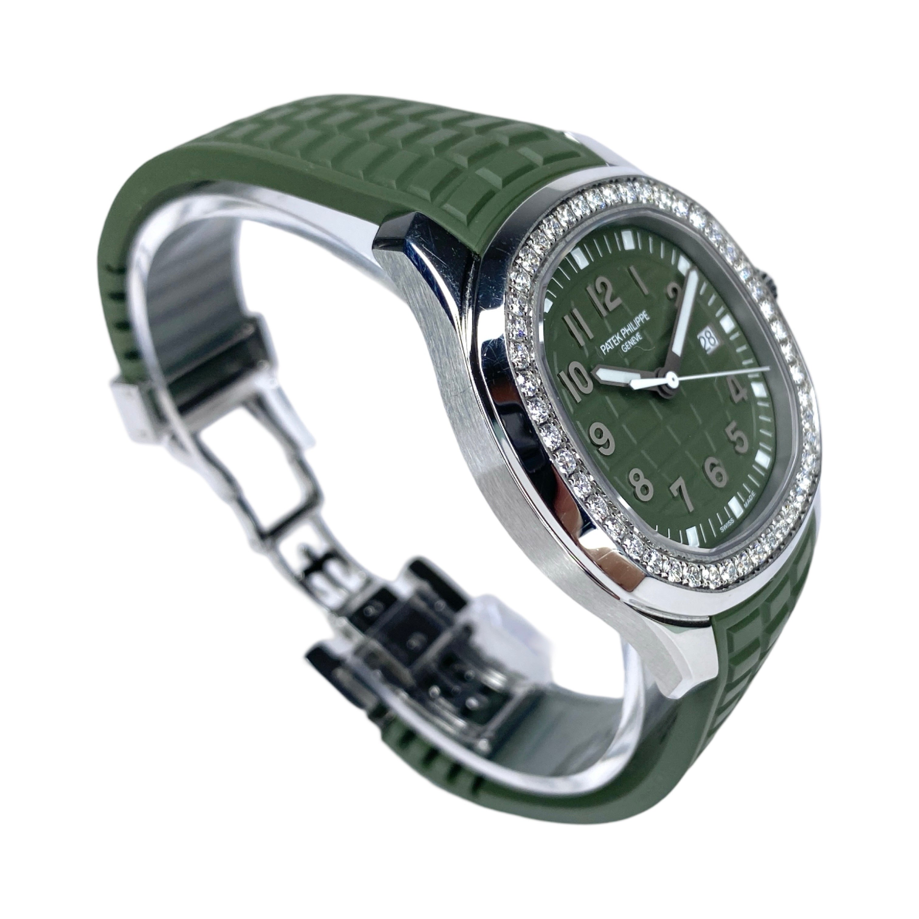 PATEK PHILIPPE AQUANAUT 5168G-010 GREEN NEW 12/2024 FULLSET