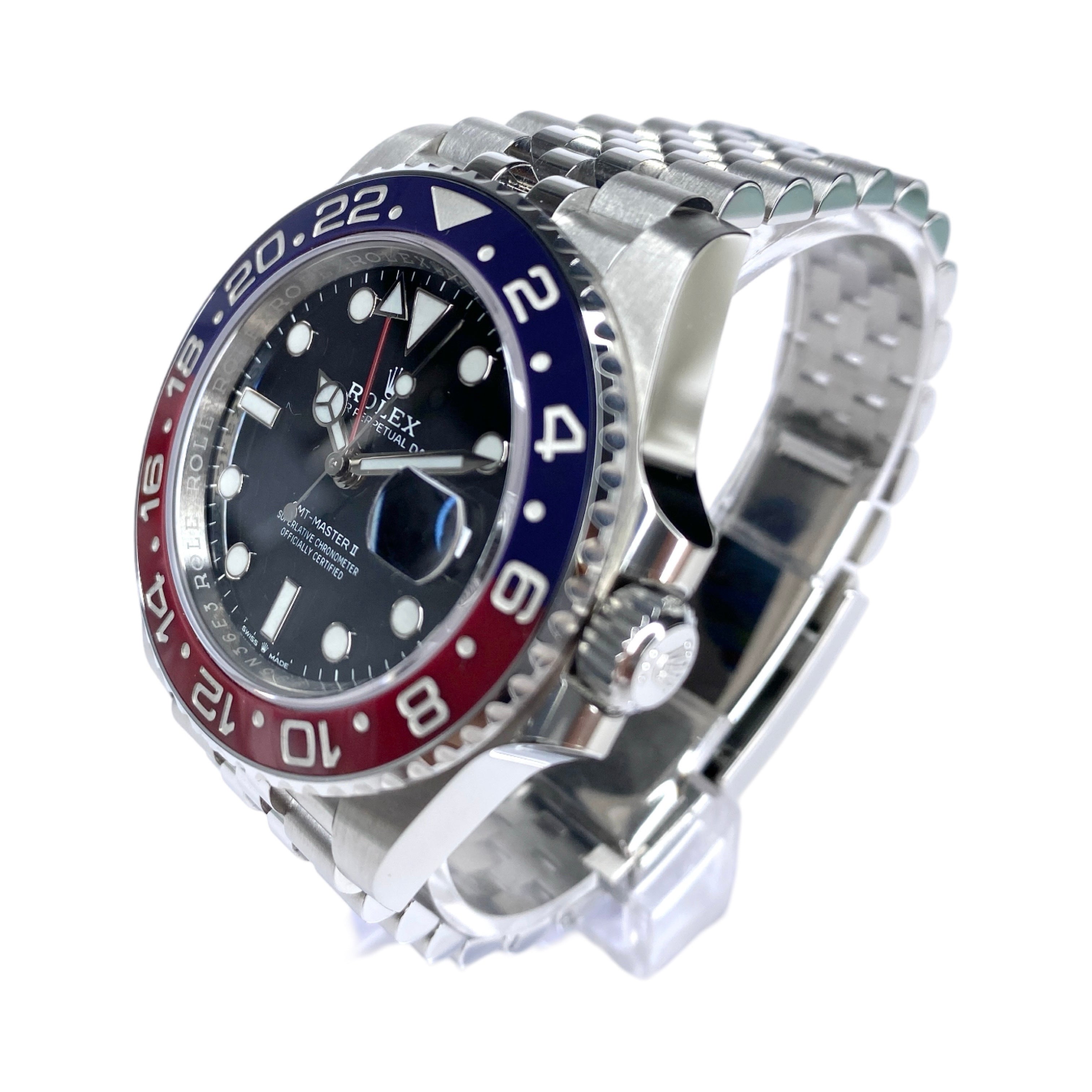 ROLEX GMT-MASTER II PEPSI 126710BLRO JUBILEE 2020 LC100 NEU FULLSET