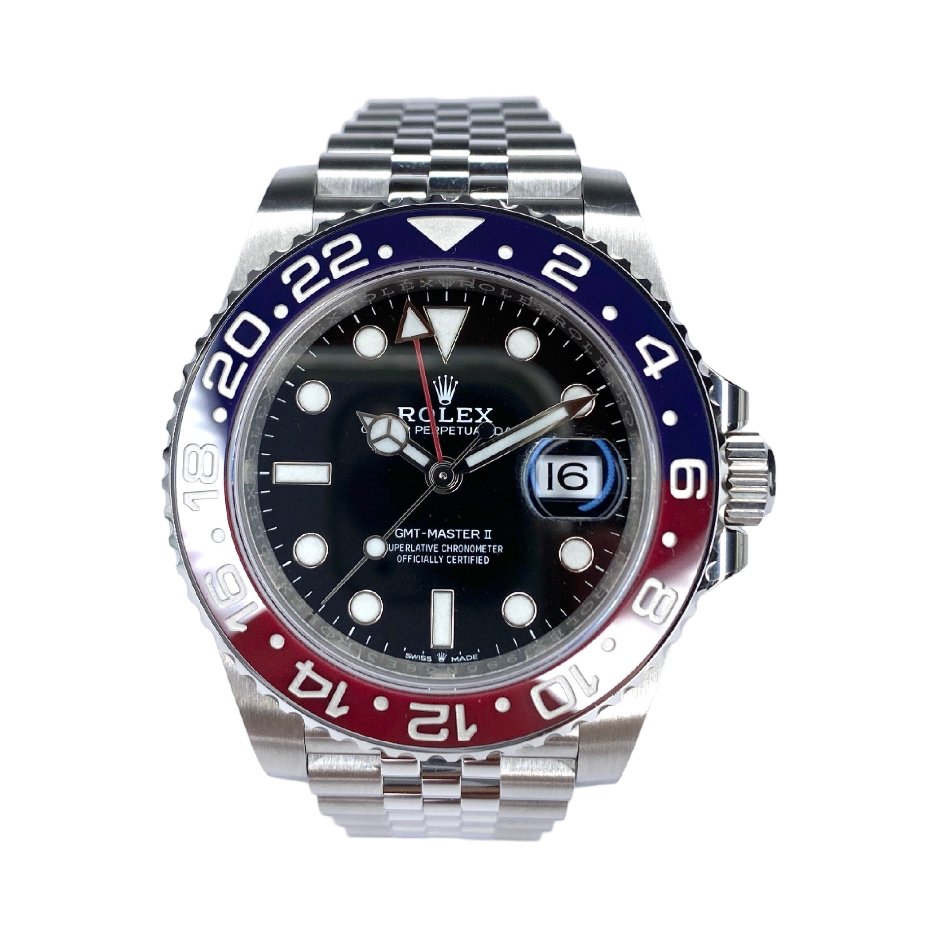 ROLEX GMT-MASTER II PEPSI 126710BLRO JUBILEE 2024 NEW FULLSET 