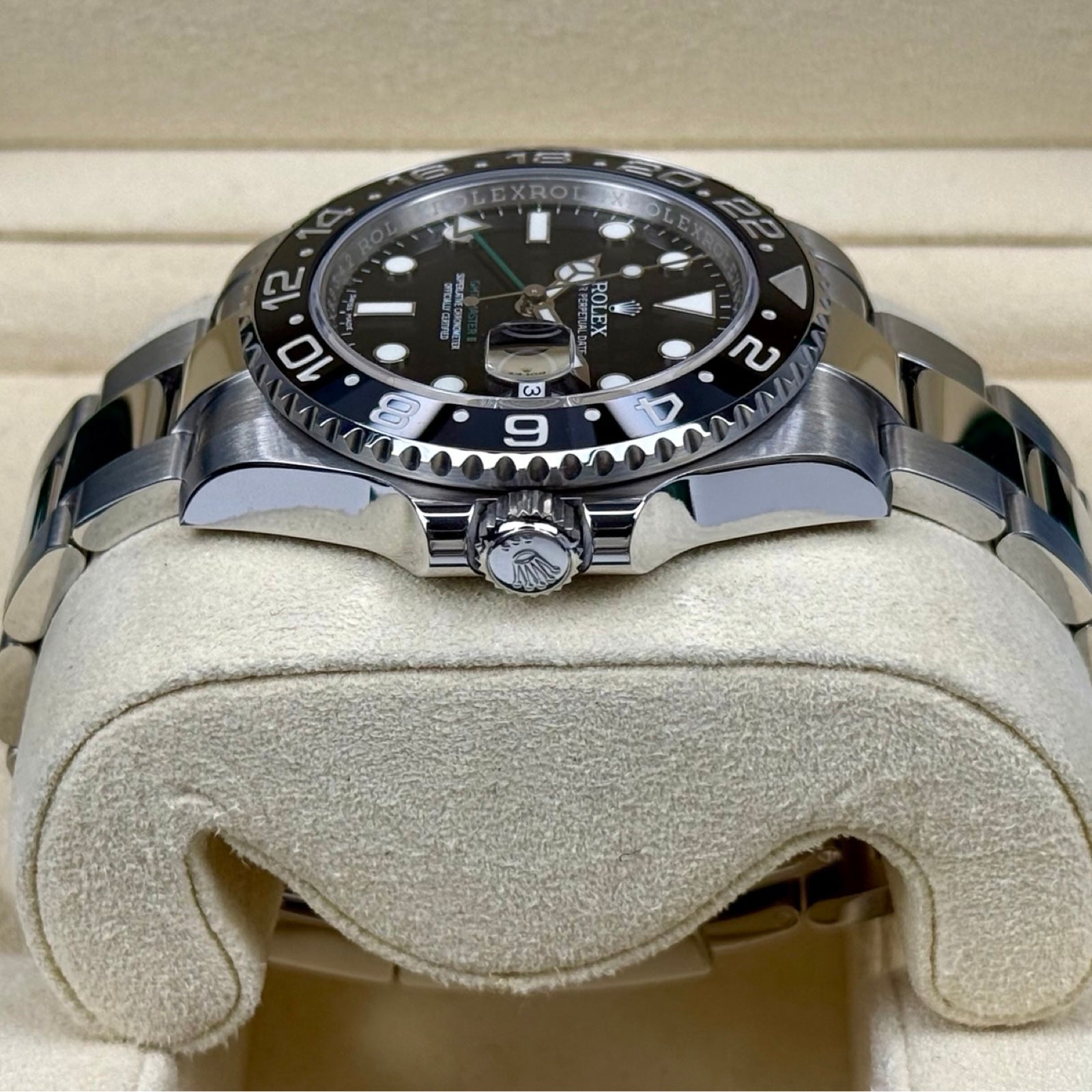 ROLEX GMT-MASTER II 116710LN 11/2016 LC100 TOP ZUSTAND FULLSET