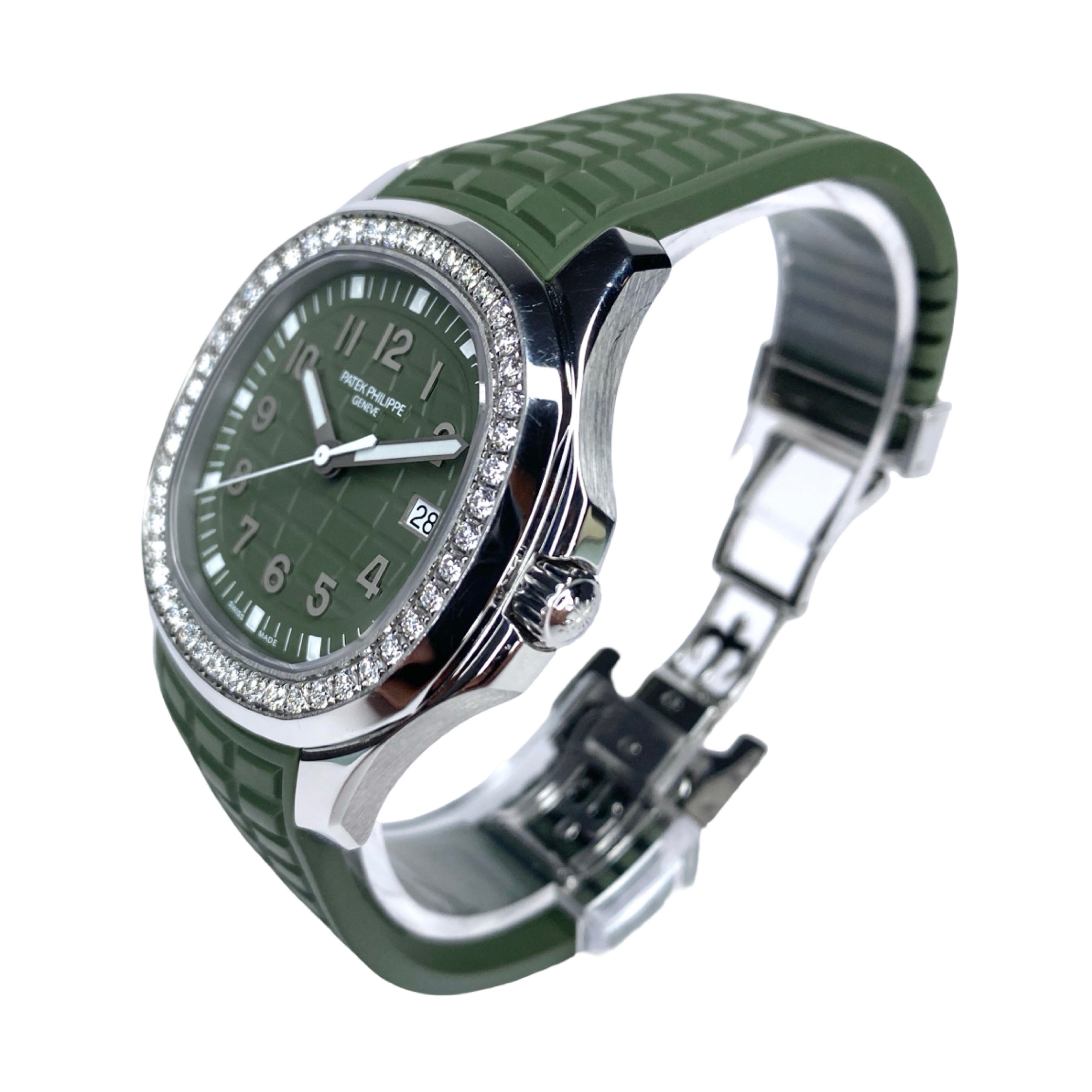 PATEK PHILIPPE AQUANAUT 5168G-010 GREEN NEW 12/2024 FULLSET