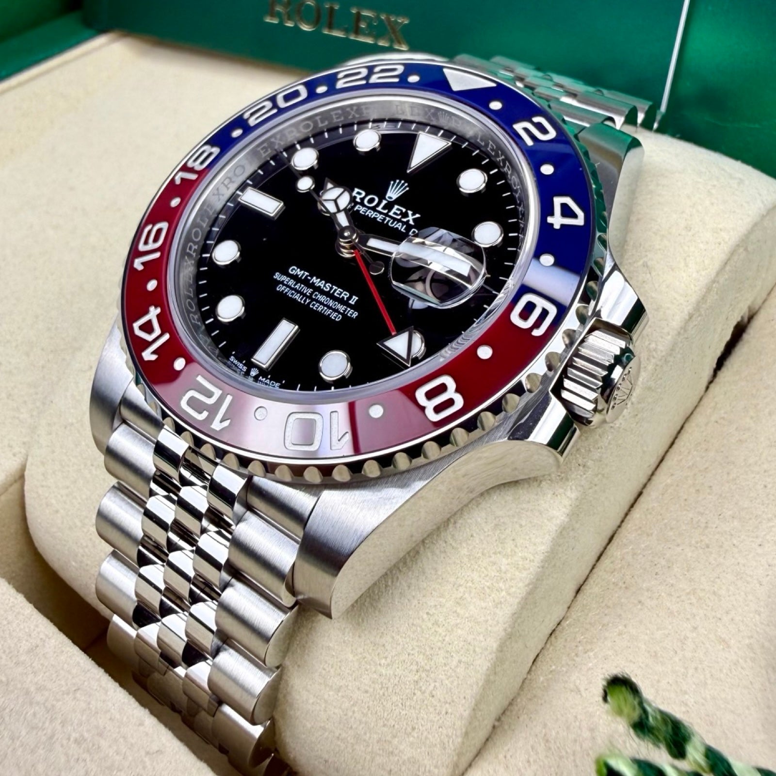 ROLEX GMT-MASTER II PEPSI 126710BLRO JUBILEE 2024 NEW FULLSET 