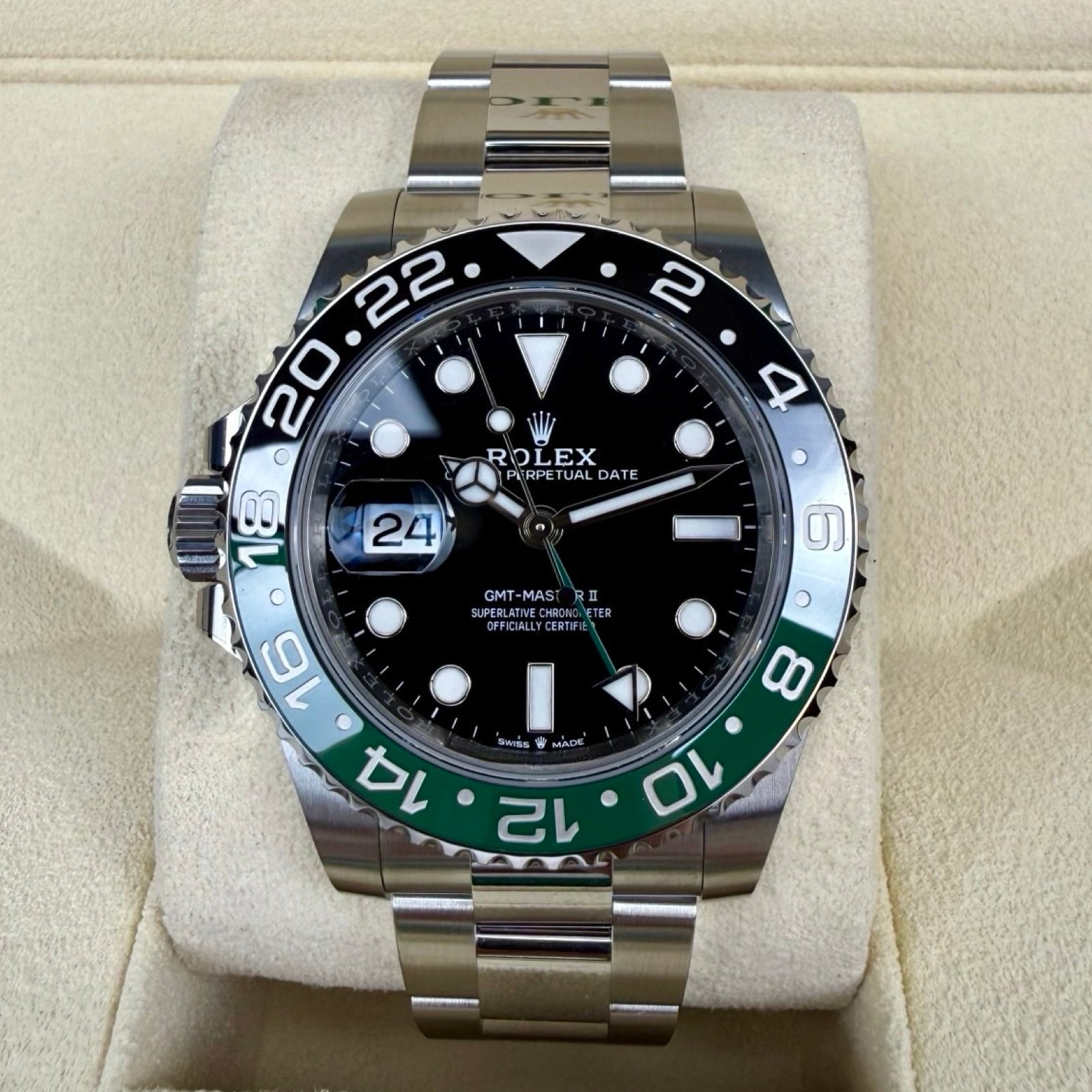 ROLEX GMT-MASTER II SPRITE 126720VTNR OYSTER 02/2024 NEW FULLSET 