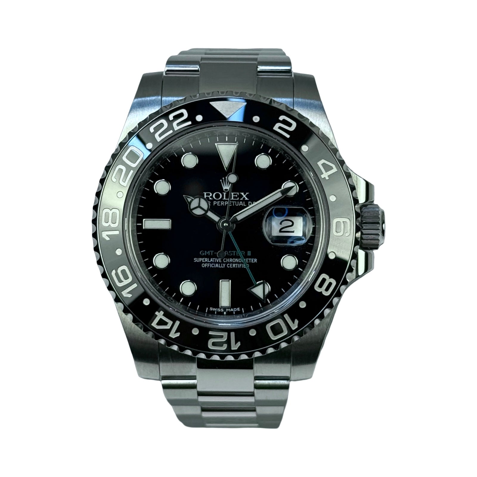 ROLEX GMT-MASTER II 116710LN 11/2016 LC100 TOP ZUSTAND FULLSET