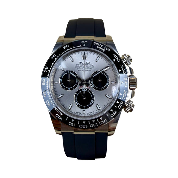 ROLEX COSMOGRAPH DAYTONA OYSTERFLEX 126519LN WEIßGOLD "GHOST" 09/2024 NEU FULLSET