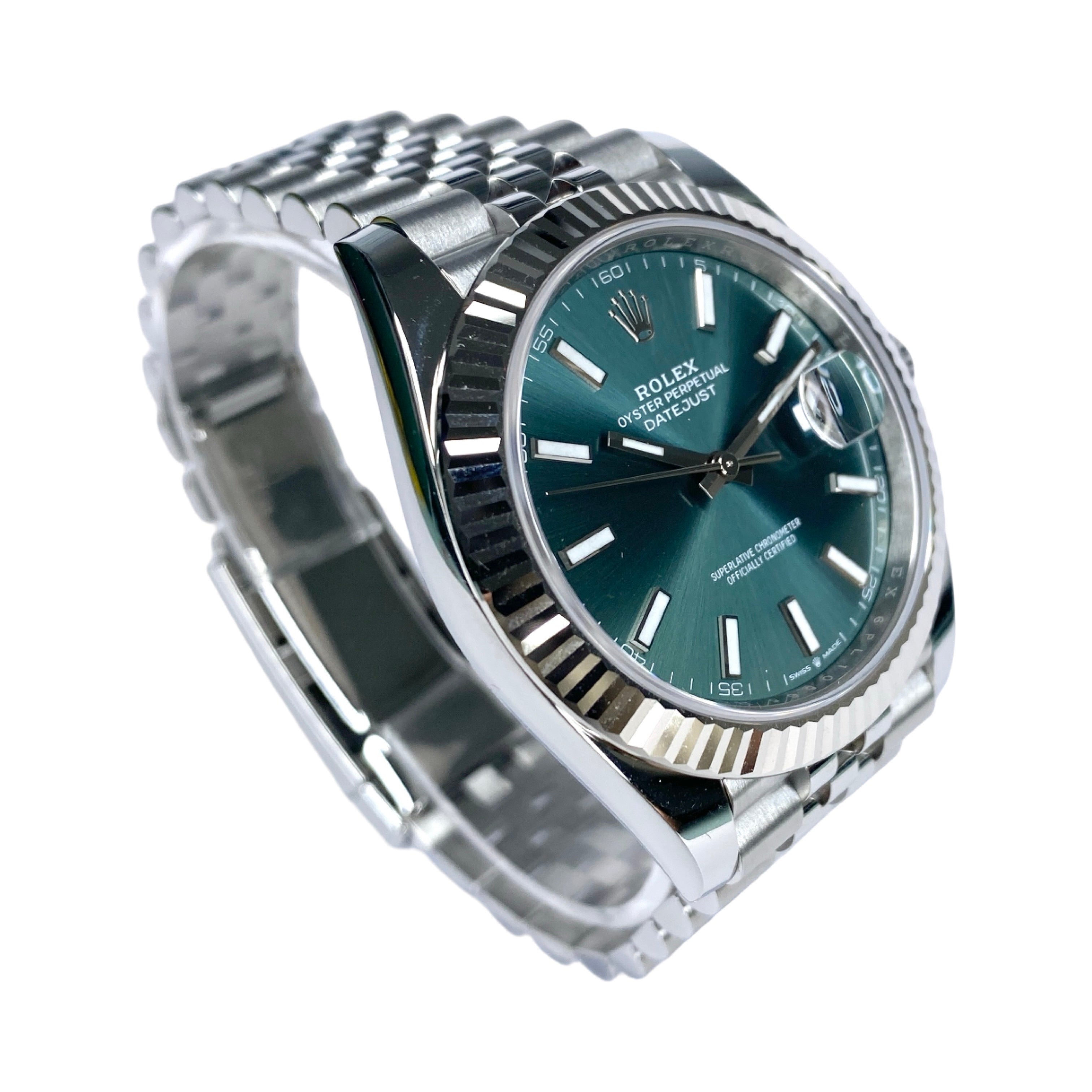 ROLEX DATEJUST 41 126334 2023 AZZURO FULL SET