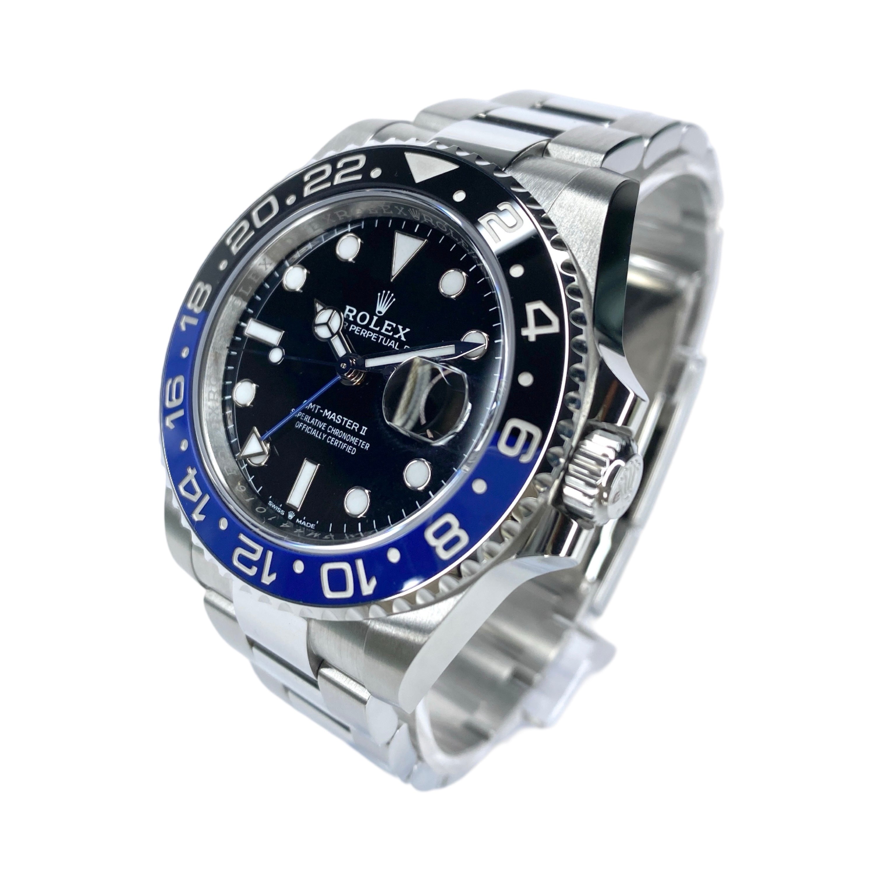 ROLEX GMT-MASTER II 126710BLNR BATMAN 2024 NEU FULLSET