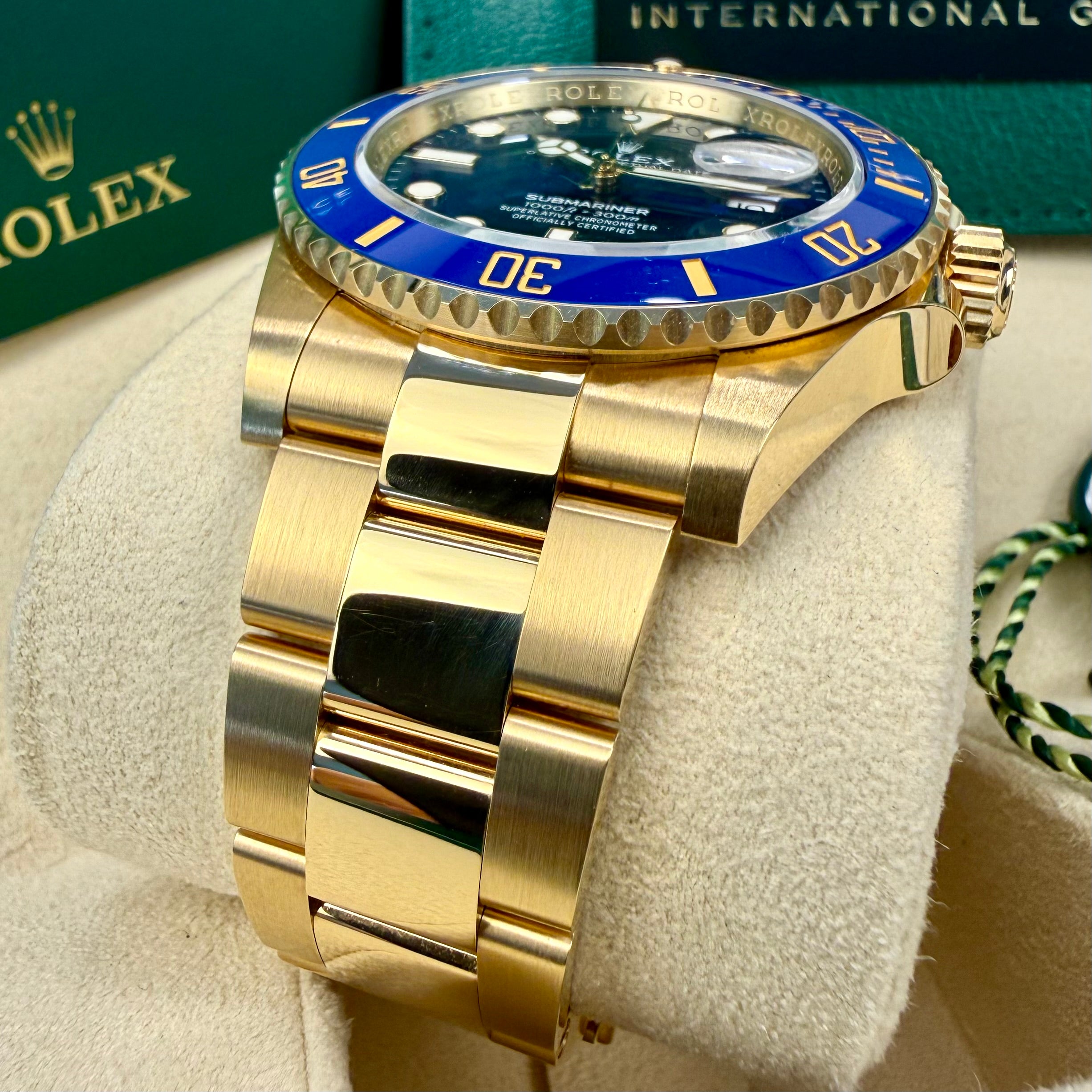 ROLEX SUBMARINER DATE 126618LB "Bluesy" 08/2025 LC100 NEU FULLSET