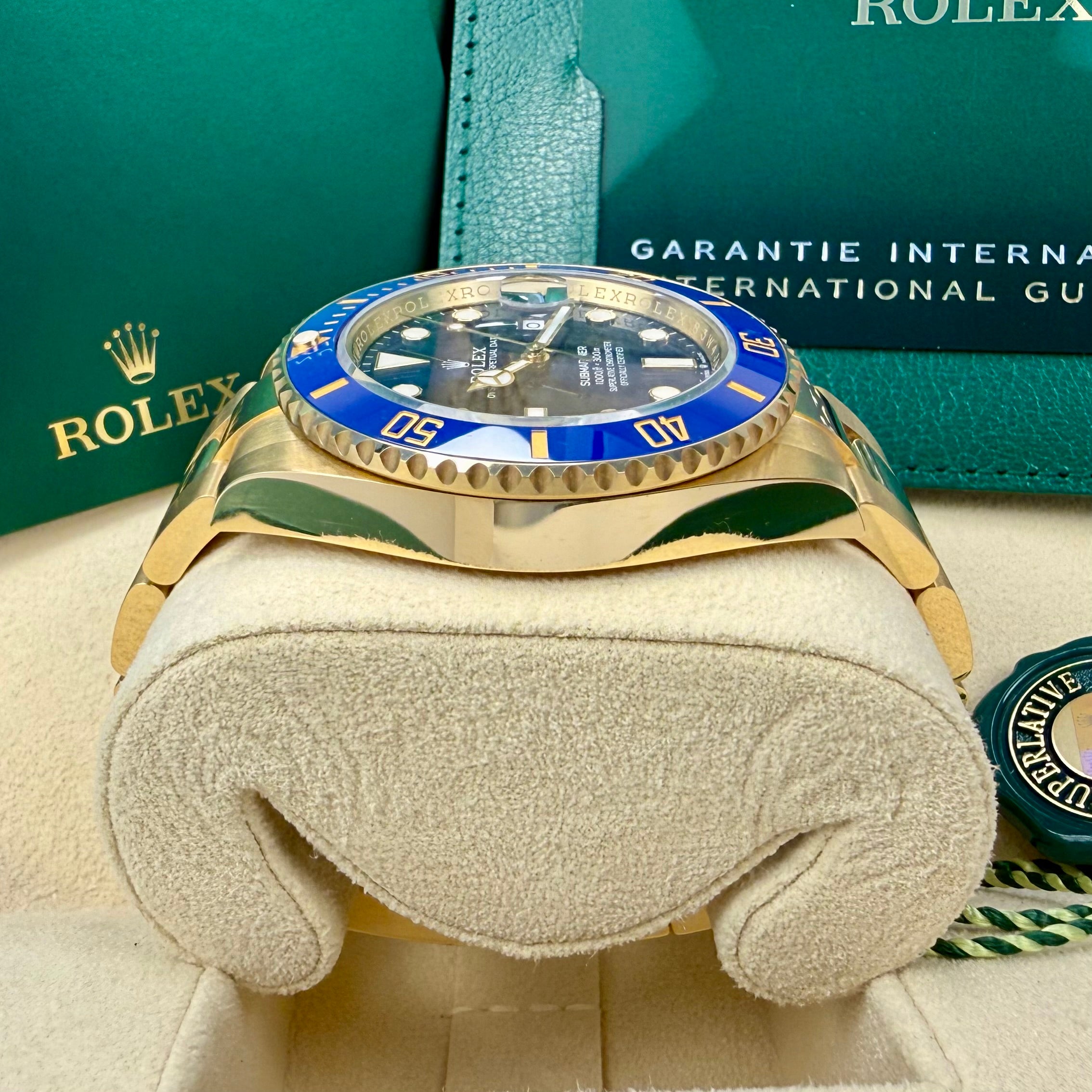 ROLEX SUBMARINER DATE 126618LB "Bluesy" 08/2025 LC100 NEU FULLSET