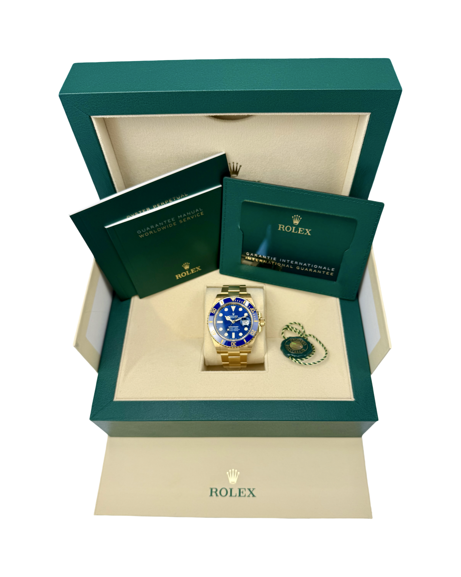 ROLEX SUBMARINER DATE 126618LB "Bluesy" 08/2025 LC100 NEU FULLSET