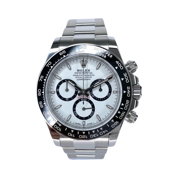 ROLEX DAYTONA 126500LN WHITE PANDA 2024 NEW FULLSET 