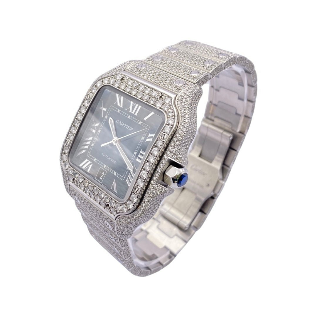 CARTIER SANTOS DE CARTIER WSSA0030 2021 ICED OUT VS DIA