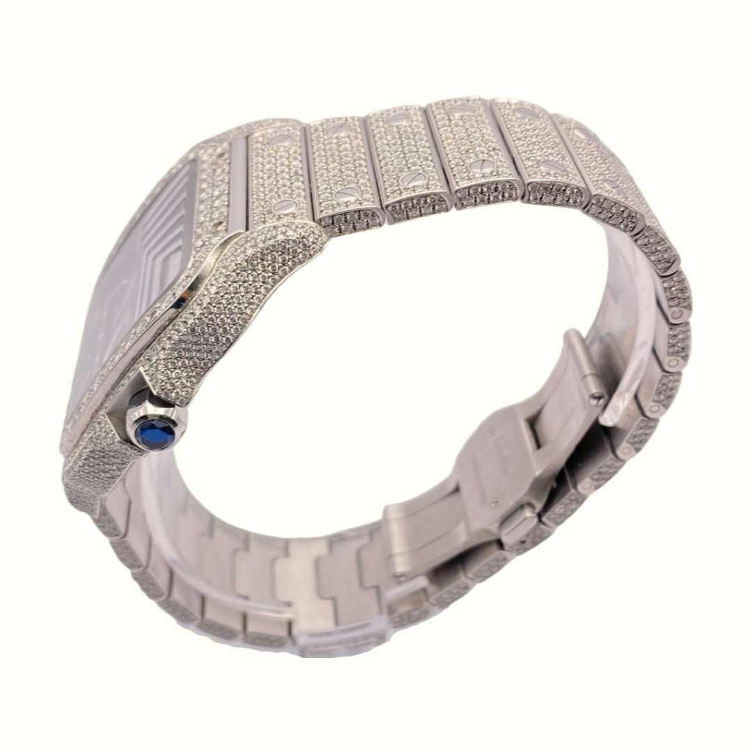 CARTIER SANTOS DE CARTIER WSSA0030 2021 ICED OUT VS DIA