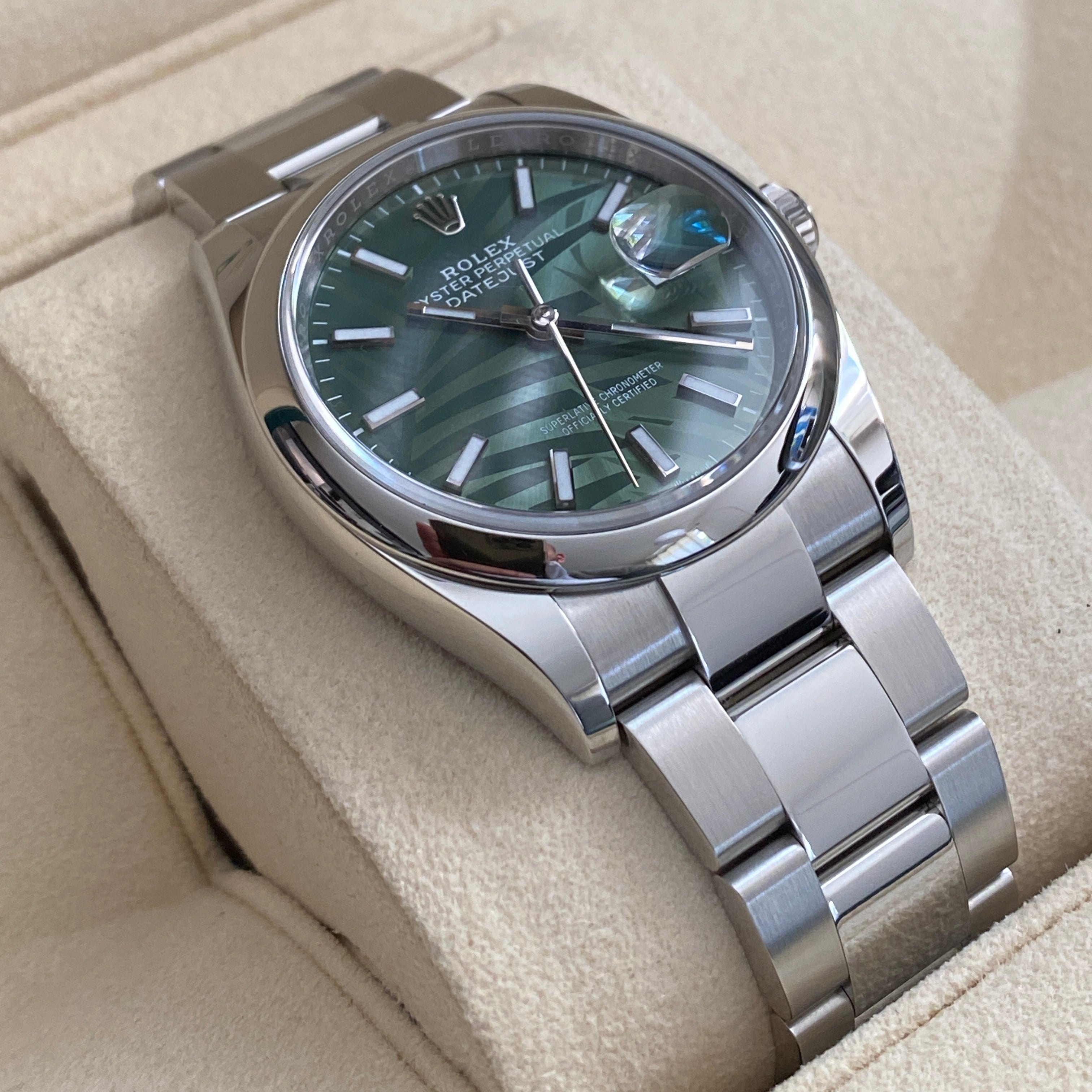 ROLEX DATEJUST 36 126200 2022 FULLSET