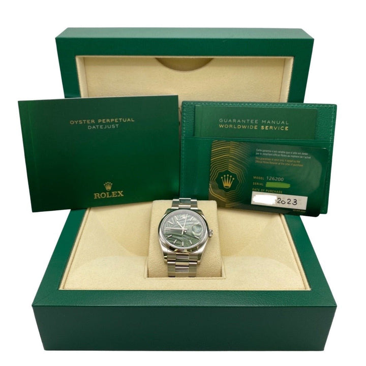 ROLEX DATEJUST 36 126200 2022 FULLSET