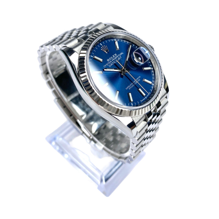 ROLEX DATEJUST 36 126234 BLAU 10/2019 LC100 FULLSET