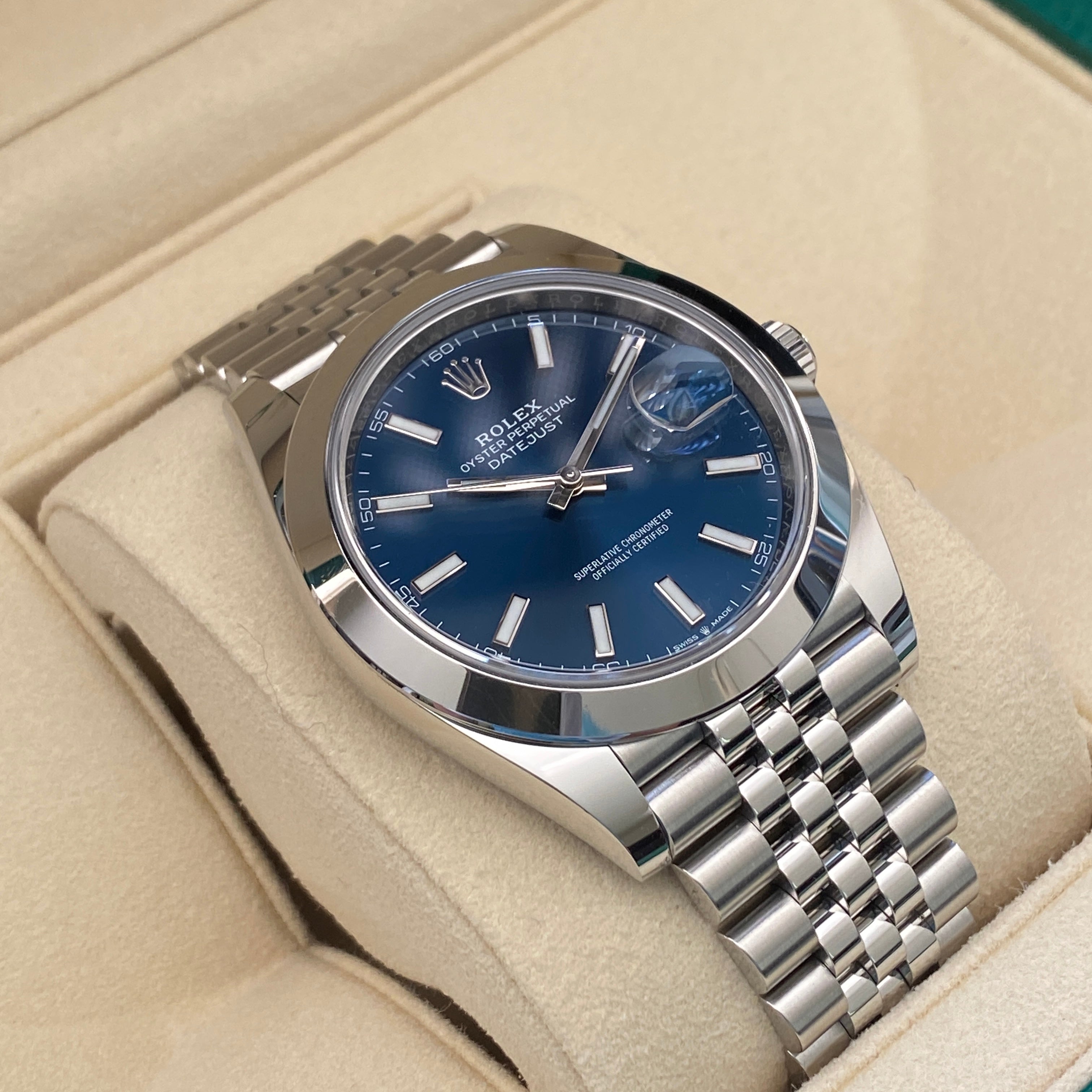 ROLEX DATEJUST 41 126300 2020 FULLSET LC100