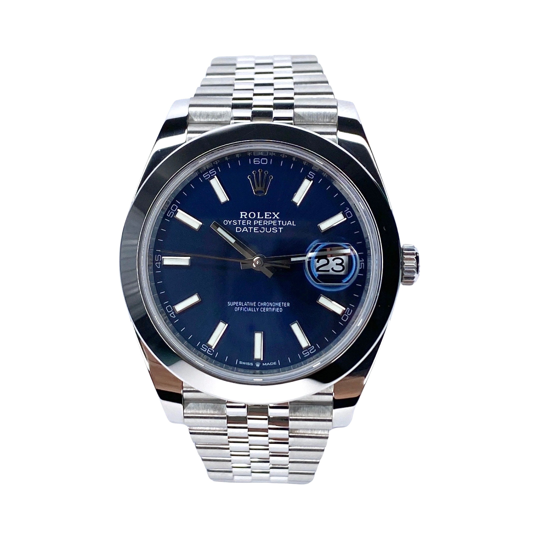 ROLEX DATEJUST 41 126300 2020 FULLSET LC100