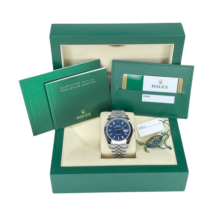 ROLEX DATEJUST 41 126300 2020 FULLSET LC100