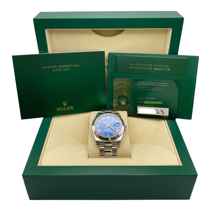 ROLEX DATEJUST 41 126300 2023 FULLSET