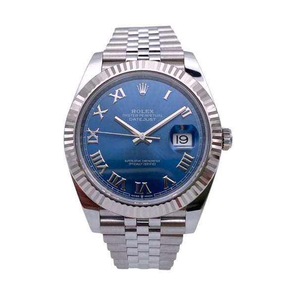 ROLEX DATEJUST 41 126334 2023 AZZURO FULLSET