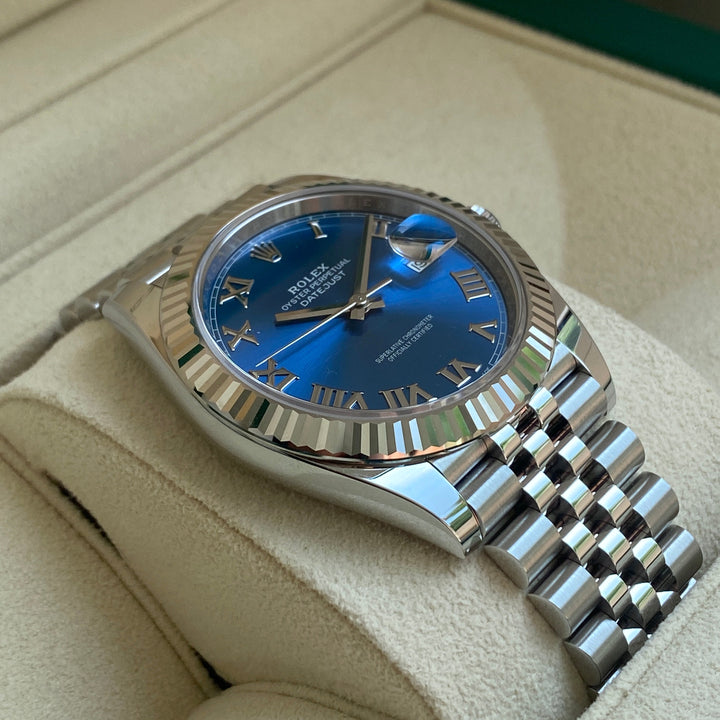 ROLEX DATEJUST 41 126334 2023 AZZURO FULLSET