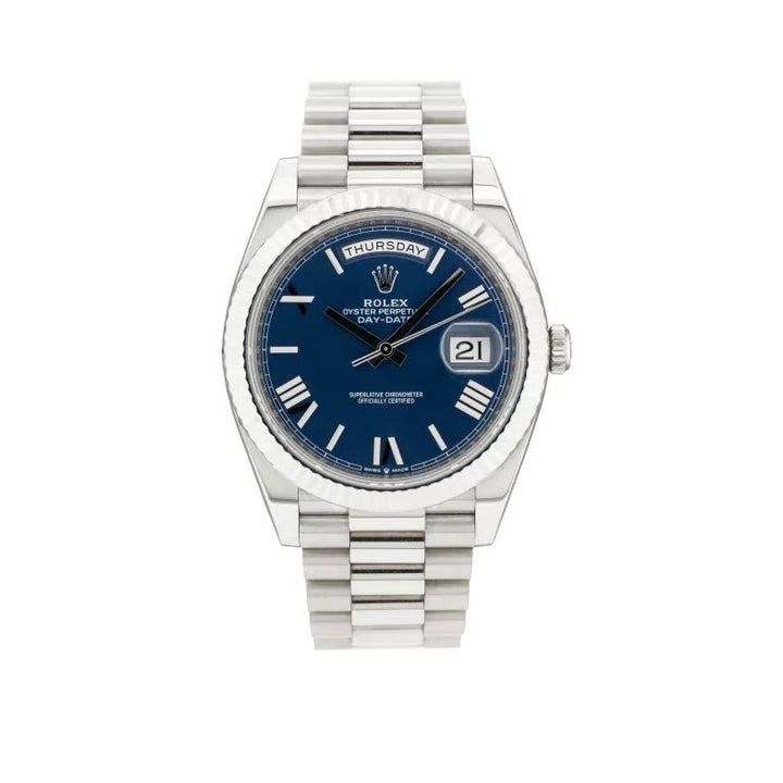 ROLEX DAYDATE 228239 BLAU 2024 NEU FULLSET