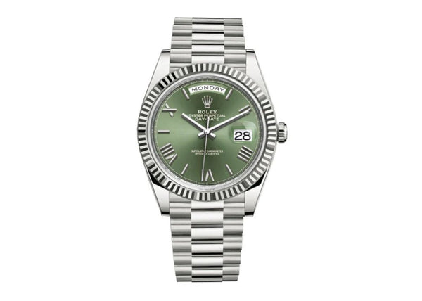 ROLEX DAYDATE 228239 OLIVE 2024 NEU FULLSET