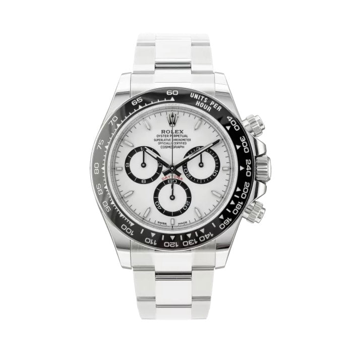 ROLEX DAYTONA 126500LN WEIß PANDA 2024 NEU FULLSET