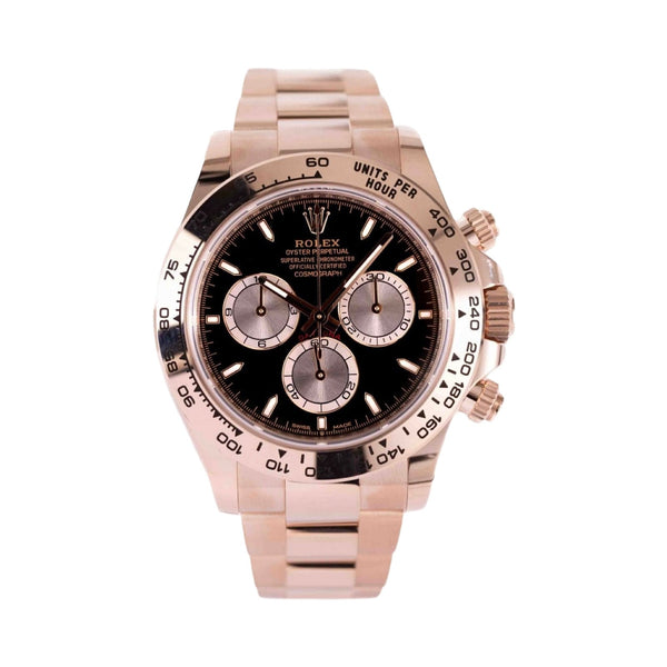 ROLEX DAYTONA 126505 EVEROSE SCHWARZ 09/2023 NEU FULLSET