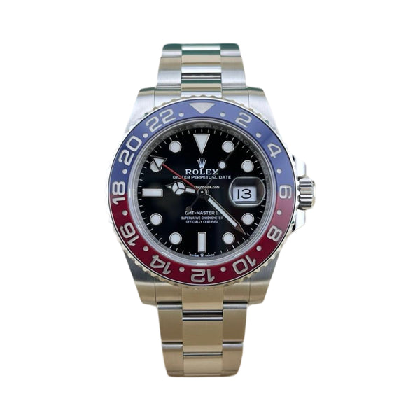 ROLEX GMT-MASTER II PEPSI 126710BLRO OYSTER 2024 NEU FULLSET