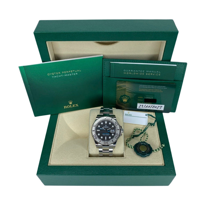 ROLEX YACHTMASTER 40 126622 2023 RHODIUM FULLSET LC100