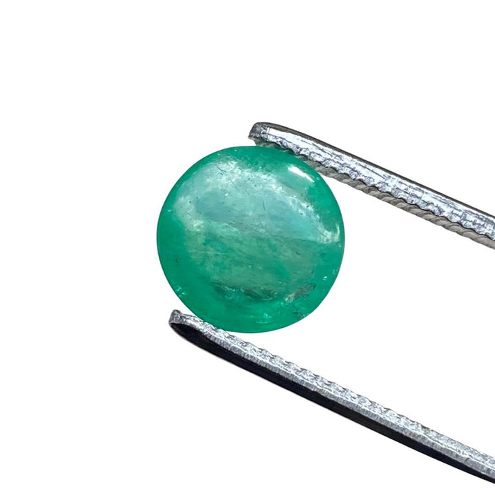 SMARAGD 4,60 CT CABOCHON RUND